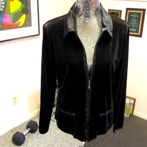 Chico Chocolate Brown Fall velour Jacket